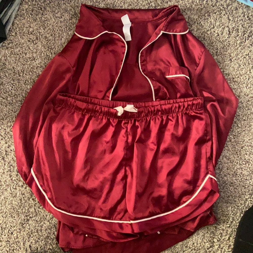 Silk pajama set